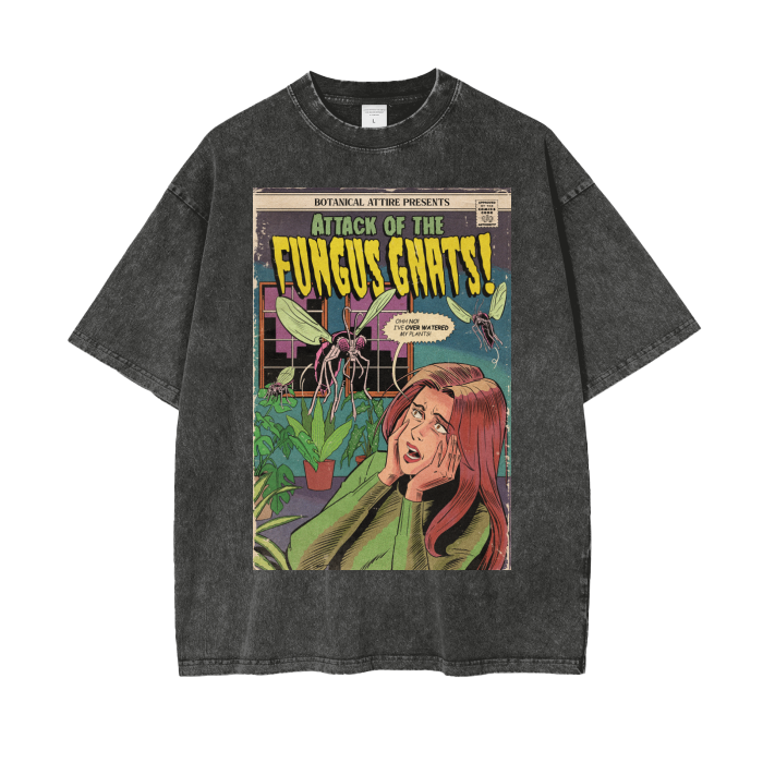 Classic Black " Fungus Gnats " T-Shirt